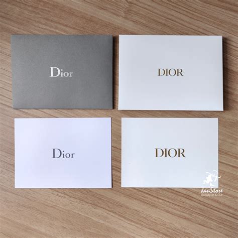 christian dior gift card.